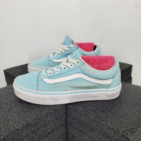 Vans Off The Wall Tiffany Blue Sneakers 7 Women's 5.5 Men's Shoes 500714 - Picture 2 of 11